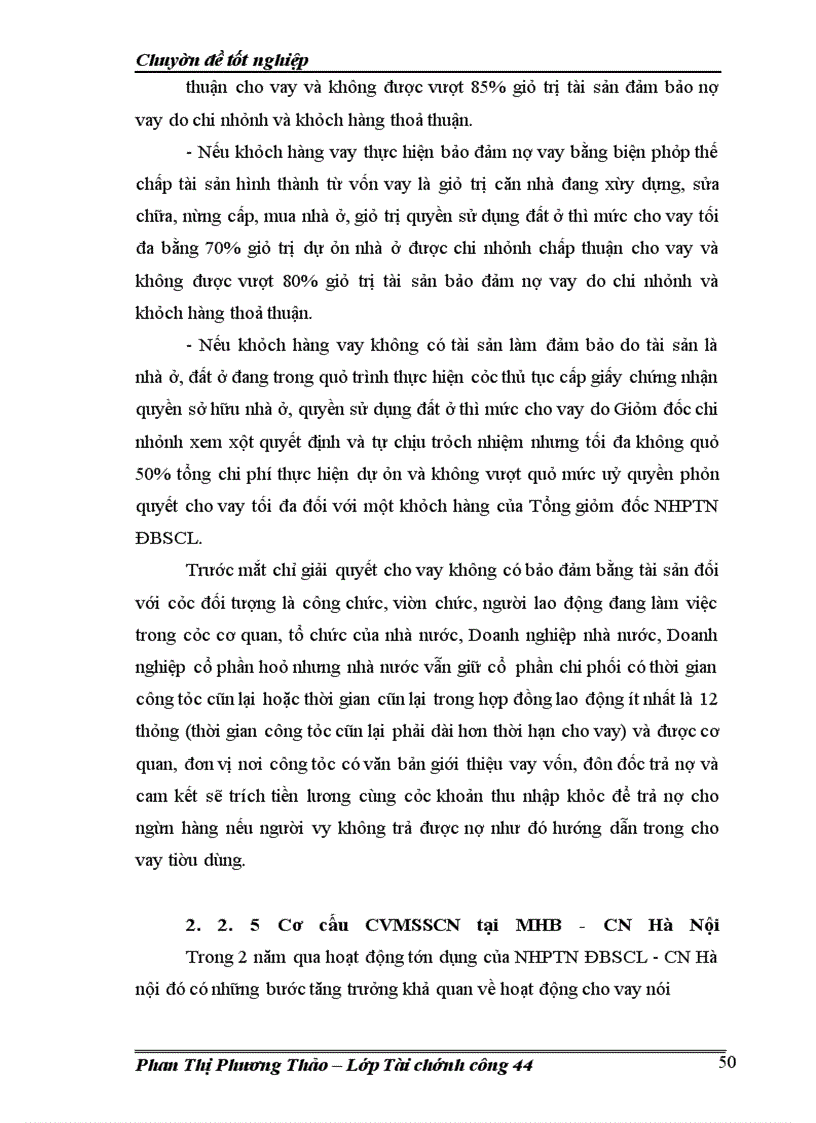 image for page Nâng cao khả năng cạnh tranh trong hoạt động cho vay mua sắm, sửa chữa nhà tại Ngân hàng phát triển nhà Đồng bằng sông Cửu Long - Chi nhánh Hà Nội