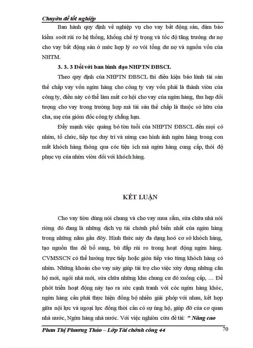 image for page Nâng cao khả năng cạnh tranh trong hoạt động cho vay mua sắm, sửa chữa nhà tại Ngân hàng phát triển nhà Đồng bằng sông Cửu Long - Chi nhánh Hà Nội