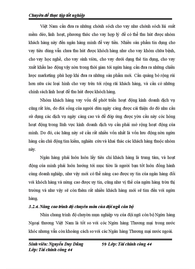 image for page Đẩy mạnh hoạt động Tín dụng ngắn hạn tại Ngân hàng Ngoại thương Việt Nam