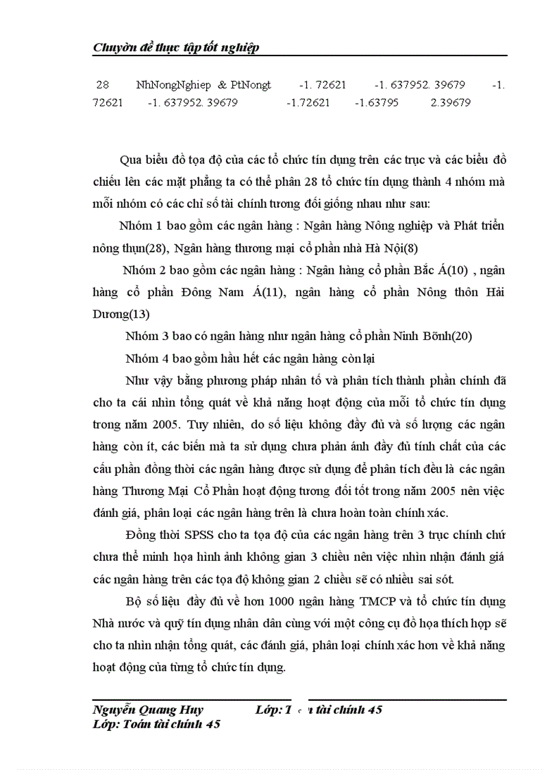 image for page Đánh giá hoạt động các tổ chức tín dụng bằng phương pháp phân tích nhân tố và phương pháp thành phần chính theo các chỉ tiêu tài chính của mô hình CAMELS