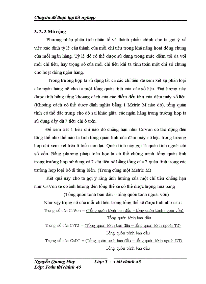 image for page Đánh giá hoạt động các tổ chức tín dụng bằng phương pháp phân tích nhân tố và phương pháp thành phần chính theo các chỉ tiêu tài chính của mô hình CAMELS