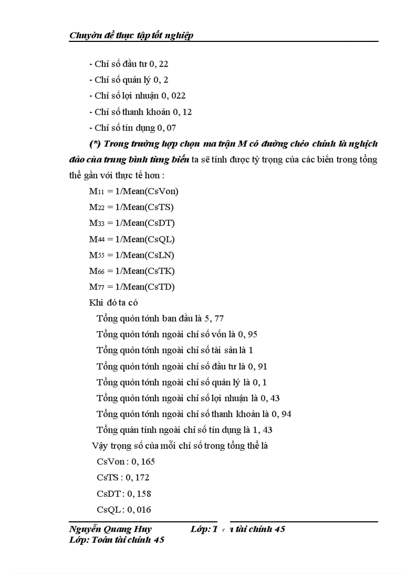 image for page Đánh giá hoạt động các tổ chức tín dụng bằng phương pháp phân tích nhân tố và phương pháp thành phần chính theo các chỉ tiêu tài chính của mô hình CAMELS