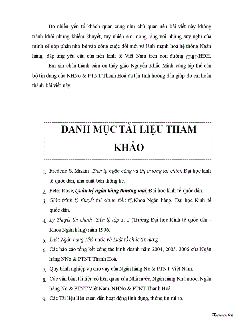 image for page Giải pháp phòng ngừa rủi ro tín dụng tại Ngõn Hàng Nụng Nghiệp và Phỏt Triển Nụng Thụn Thanh Hoỏ