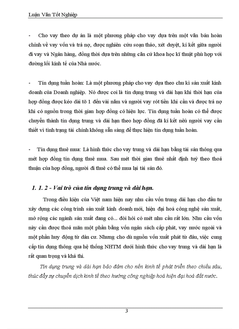 image for page Mở rông và nâng cao hiệu quả tín dụng trung và dài hạn tại chi nhánh NHCT Thanh Xuân.