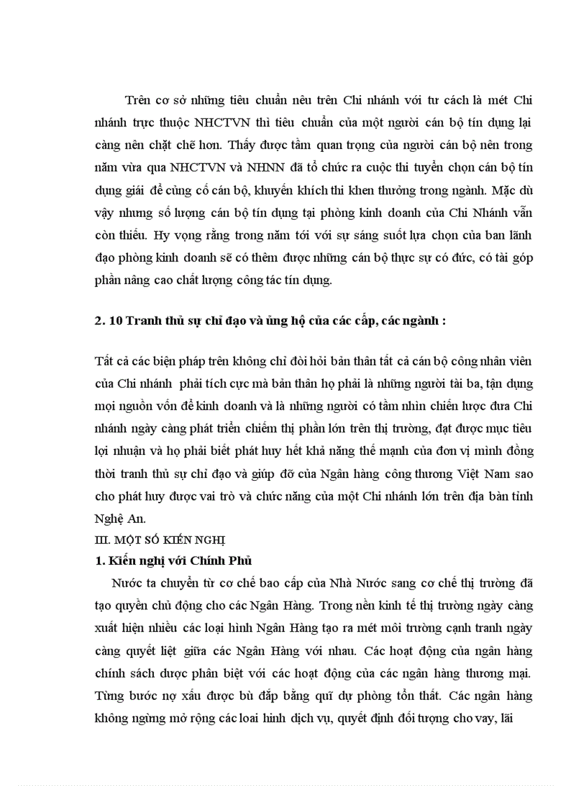 image for page Nâng cao chất lượng tín dụng tại Chi Nhánh ngân hàng công thương Nghệ An.