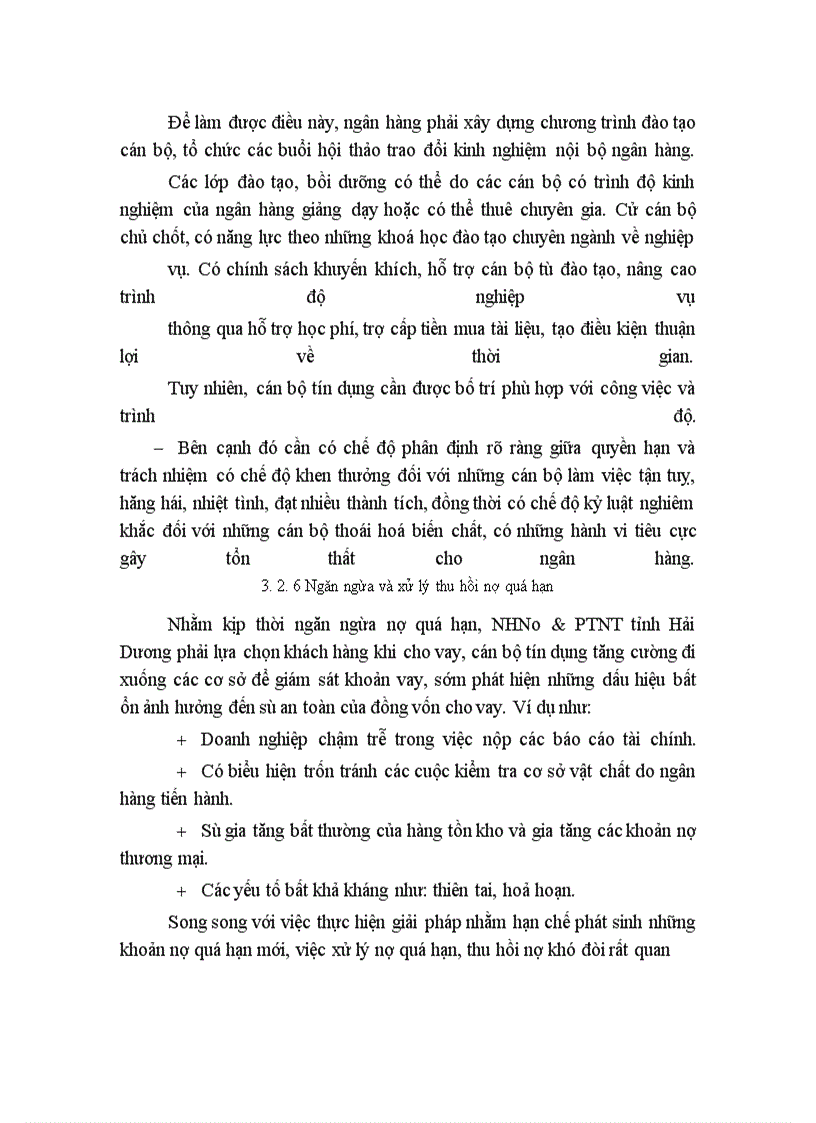 image for page Chất lượng tín dụng tại NHNo&PTNT tỉnh Hải Dương