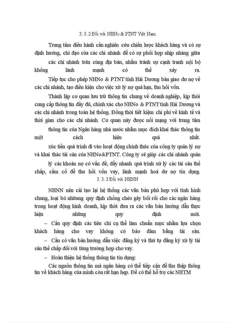 image for page Chất lượng tín dụng tại NHNo&PTNT tỉnh Hải Dương