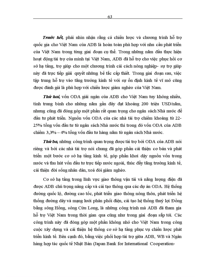 image for page Nâng cao hiệu quả thu hút và sử dụng vốn ODA của ngân hàng phát triển châu Á (ADB) cho Việt Nam