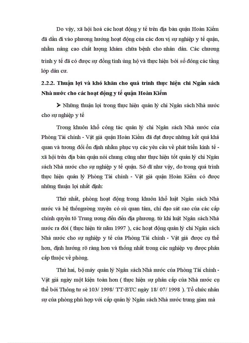 image for page Tăng cường quản lý chi Ngân sách Nhà nước cho sự nghiệp y tế trên địa bàn quận Hoàn Kiếm