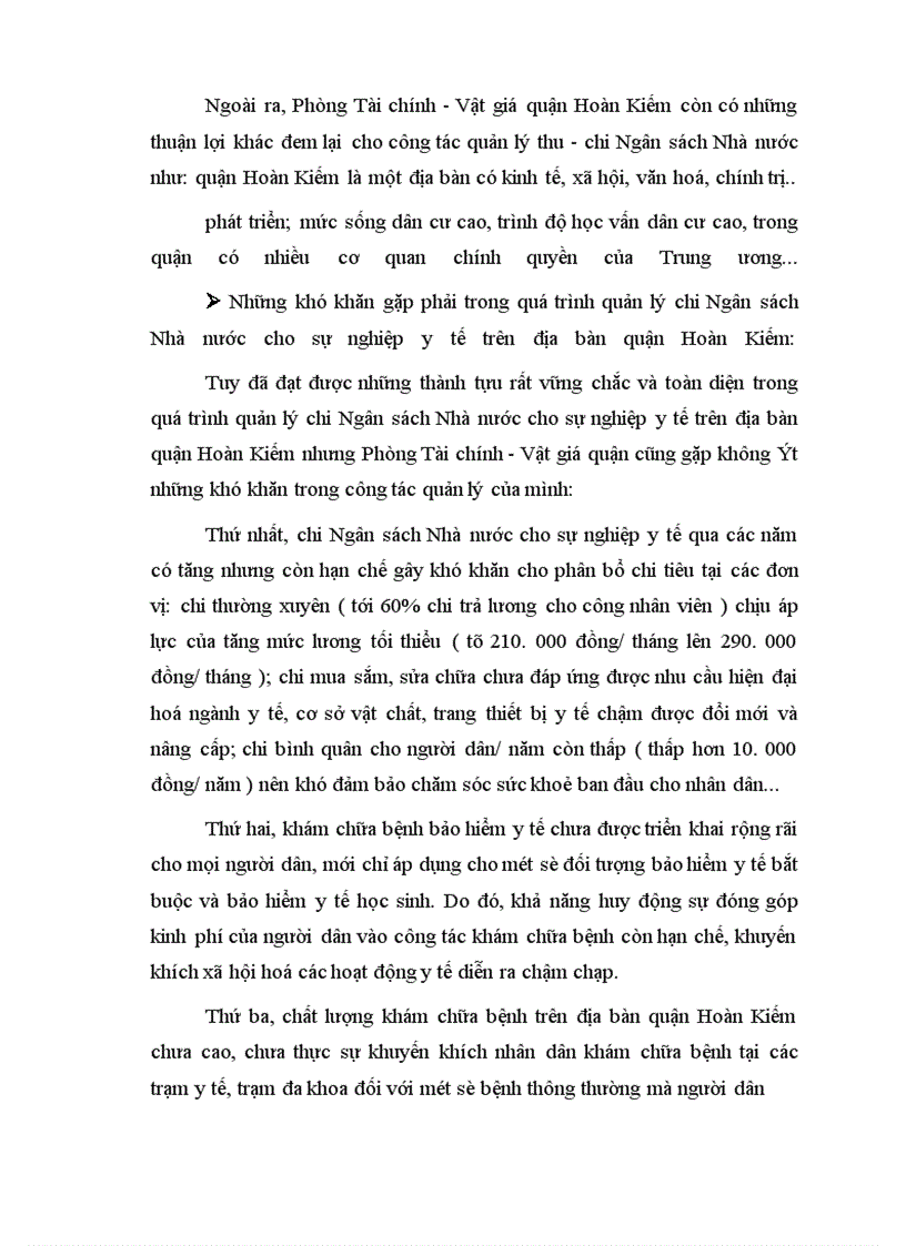image for page Tăng cường quản lý chi Ngân sách Nhà nước cho sự nghiệp y tế trên địa bàn quận Hoàn Kiếm