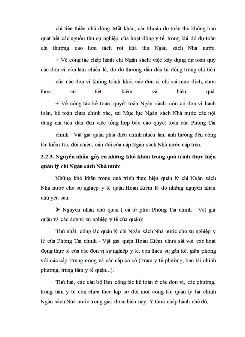 image for page Tăng cường quản lý chi Ngân sách Nhà nước cho sự nghiệp y tế trên địa bàn quận Hoàn Kiếm
