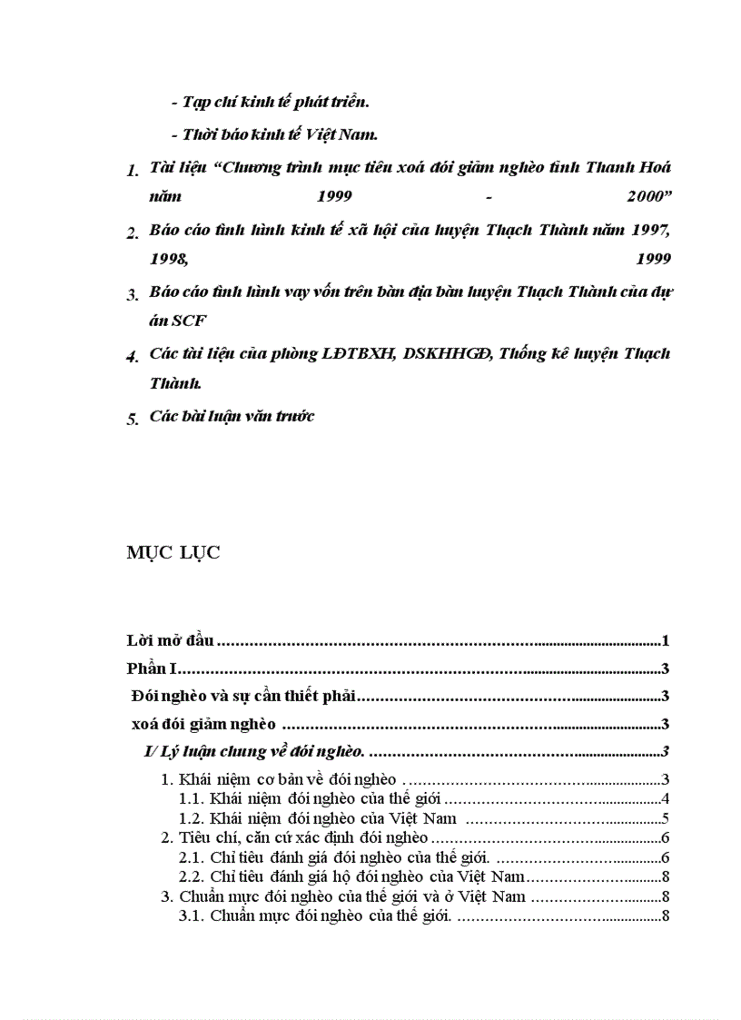 image for page Thực trạng và giải pháp nhằm xoá đói giảm nghèo tại huyện Thạch Thành - Thanh Hoá