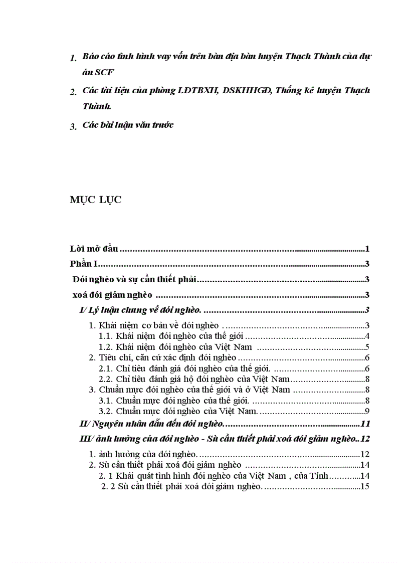 image for page Thực trạng và giải pháp nhằm xoá đói giảm nghèo tại huyện Thạch Thành - Thanh Hoá