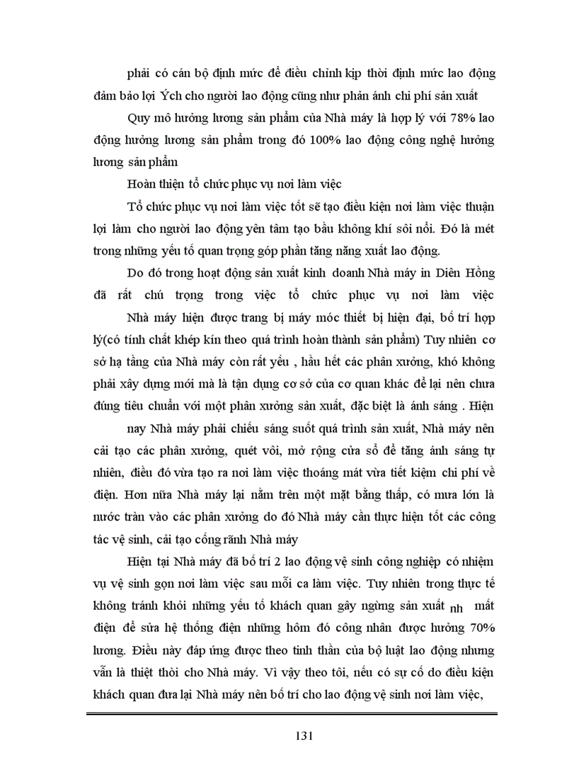 image for page Tiền lương với vấn đề tạo động lực cho người lao động tại Nhà máy in Diên Hồng