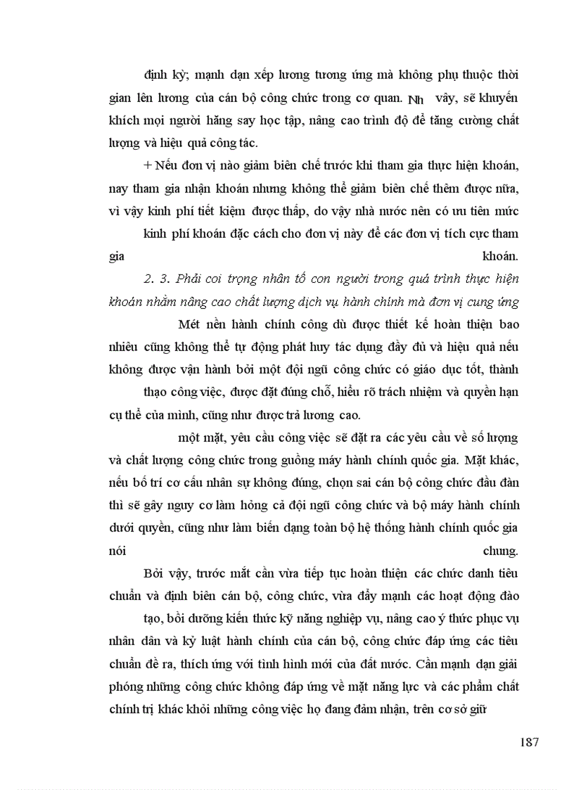 image for page Hoàn thiện và mở rộng khoán chi hành chính nhằm nâng cao chất lượng dịch vụ công ở Hà Tây trong thời gian tới