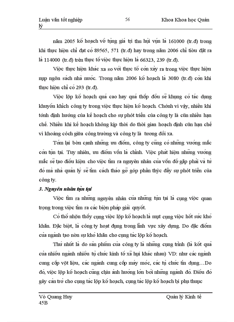 image for page Hoàn thiện công tác lập kế hoạch tại công ty xây dựng 201