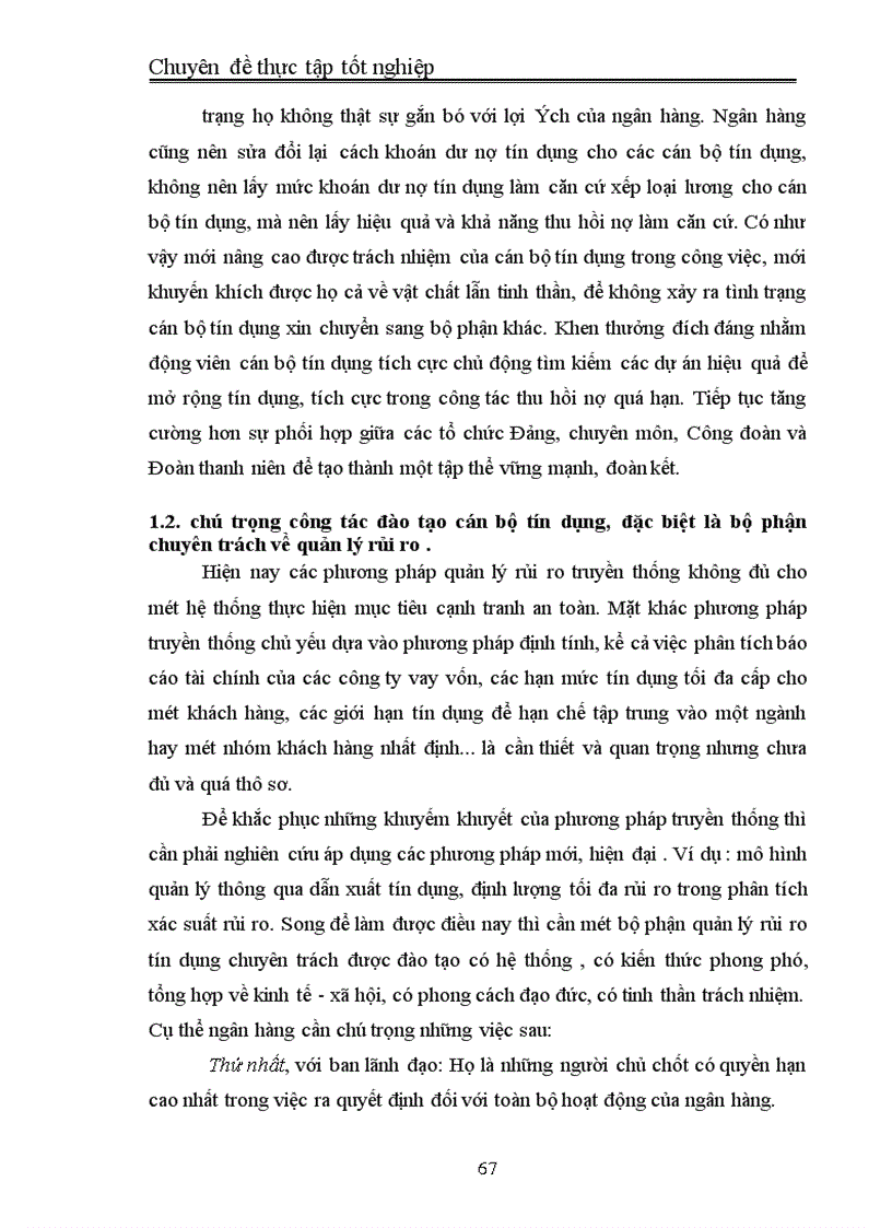 image for page Một số giải pháp tăng cường quản lý rủi ro tín dụng ở ngân hàng Nông nghiệp và Phát triển Nông thôn Như Xuân