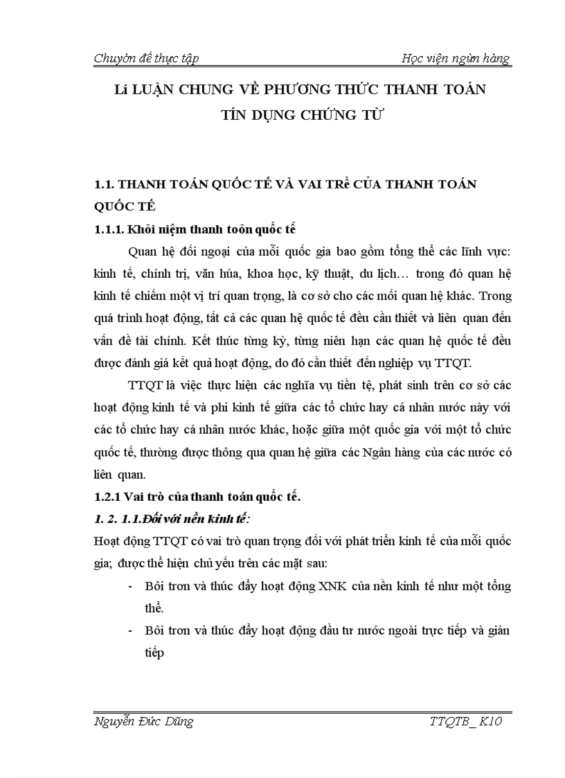 image for page Phương hướng và giải pháp hoàn thiện quy trình kỹ thuật nghiệp vụ phát hành và thanh toán l/c tại lvb