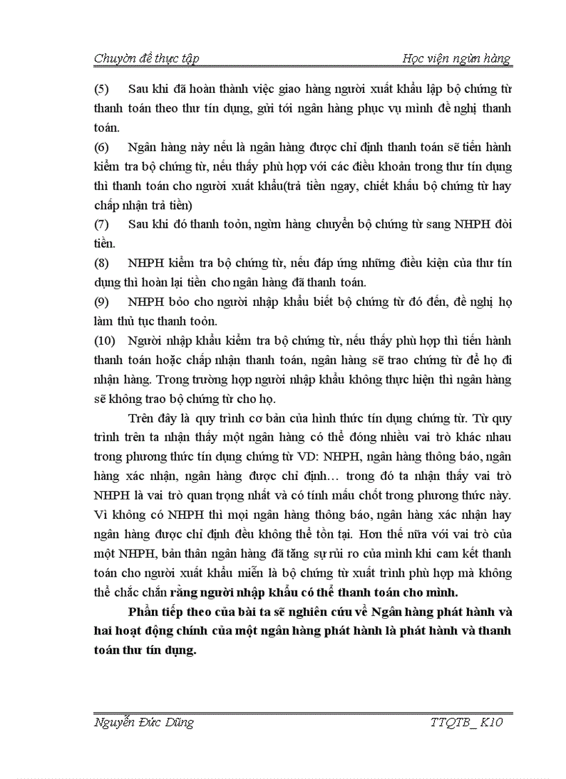 image for page Phương hướng và giải pháp hoàn thiện quy trình kỹ thuật nghiệp vụ phát hành và thanh toán l/c tại lvb