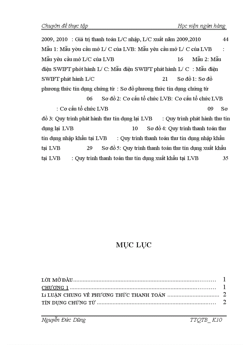 image for page Phương hướng và giải pháp hoàn thiện quy trình kỹ thuật nghiệp vụ phát hành và thanh toán l/c tại lvb