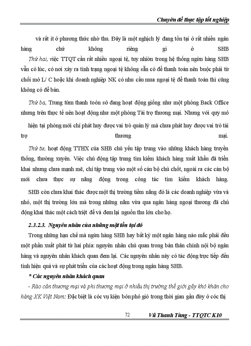 image for page Giải pháp đẩy mạnh thanh toán hàng xuất khẩu theo phương thức tín dụng chứng từ tại Trung tâm xử lý nghiệp vụ ngân hàng thương mại cổ phần Sài Gòn – Hà Nội