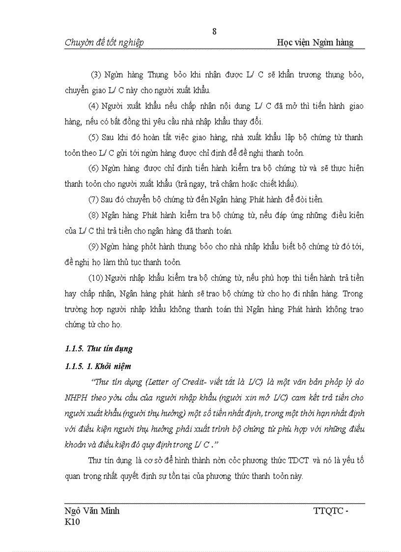 image for page Giải pháp nâng cao chất lượng thanh toán tín dụng chứng từ đối với Ngân hàng Đầu tư và Phát triển Việt Nam chi nhánh Hưng Yên