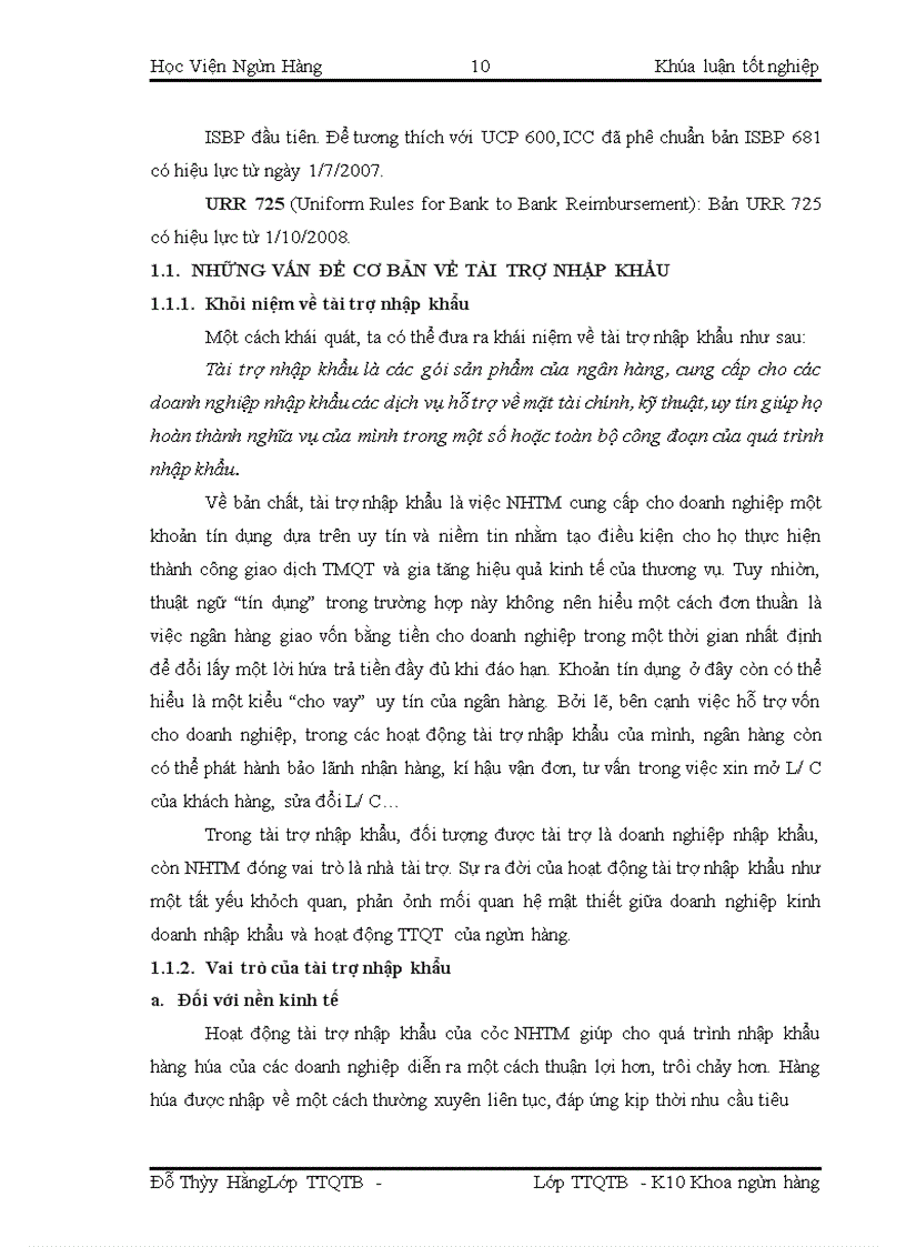image for page Giải pháp mở rộng hoạt động tài trợ nhập khẩu theo phương thức thanh toán tín dụng chứng từ tại Ngân hàng Việt Nam Thương Tín - chi nhánh Hải Phòng