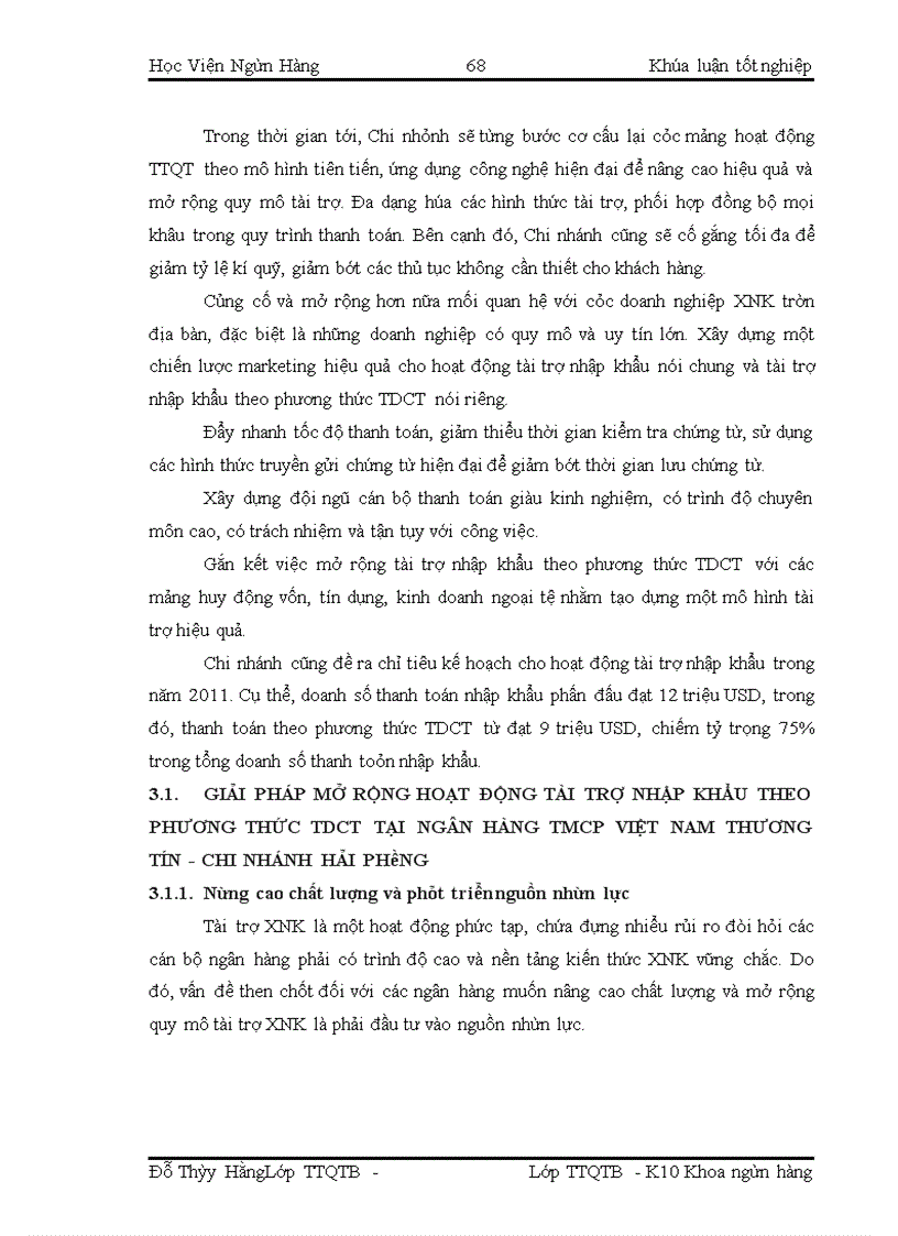 image for page Giải pháp mở rộng hoạt động tài trợ nhập khẩu theo phương thức thanh toán tín dụng chứng từ tại Ngân hàng Việt Nam Thương Tín - chi nhánh Hải Phòng