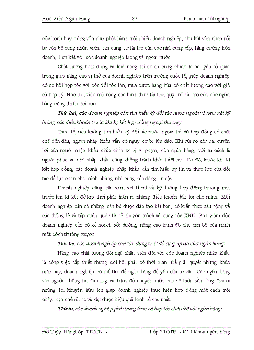image for page Giải pháp mở rộng hoạt động tài trợ nhập khẩu theo phương thức thanh toán tín dụng chứng từ tại Ngân hàng Việt Nam Thương Tín - chi nhánh Hải Phòng