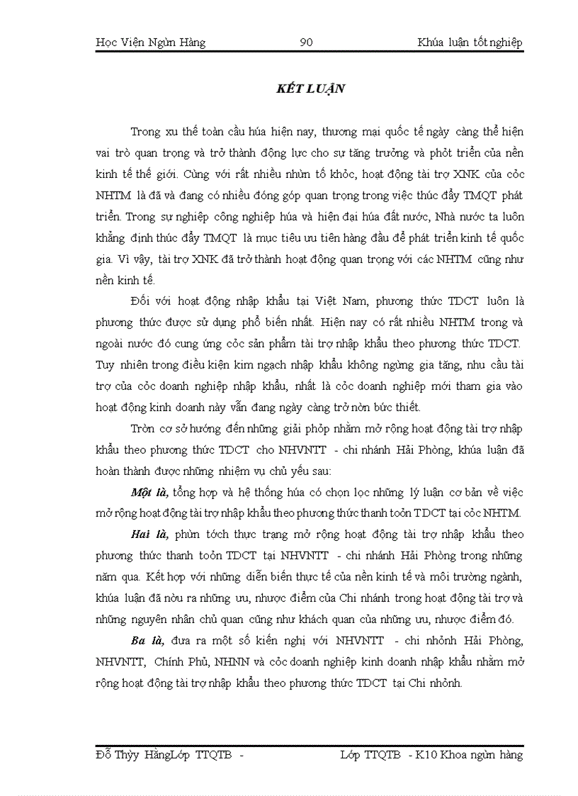 image for page Giải pháp mở rộng hoạt động tài trợ nhập khẩu theo phương thức thanh toán tín dụng chứng từ tại Ngân hàng Việt Nam Thương Tín - chi nhánh Hải Phòng
