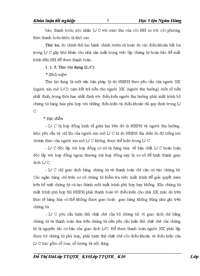 image for page Giải pháp hạn chế rủi ro trong thanh toán quốc tế theo phương thức tín dụng chứng từ tại Sở giao dịch Ngân hàng Nông nghiệp và Phát triển nông thôn Việt Nam