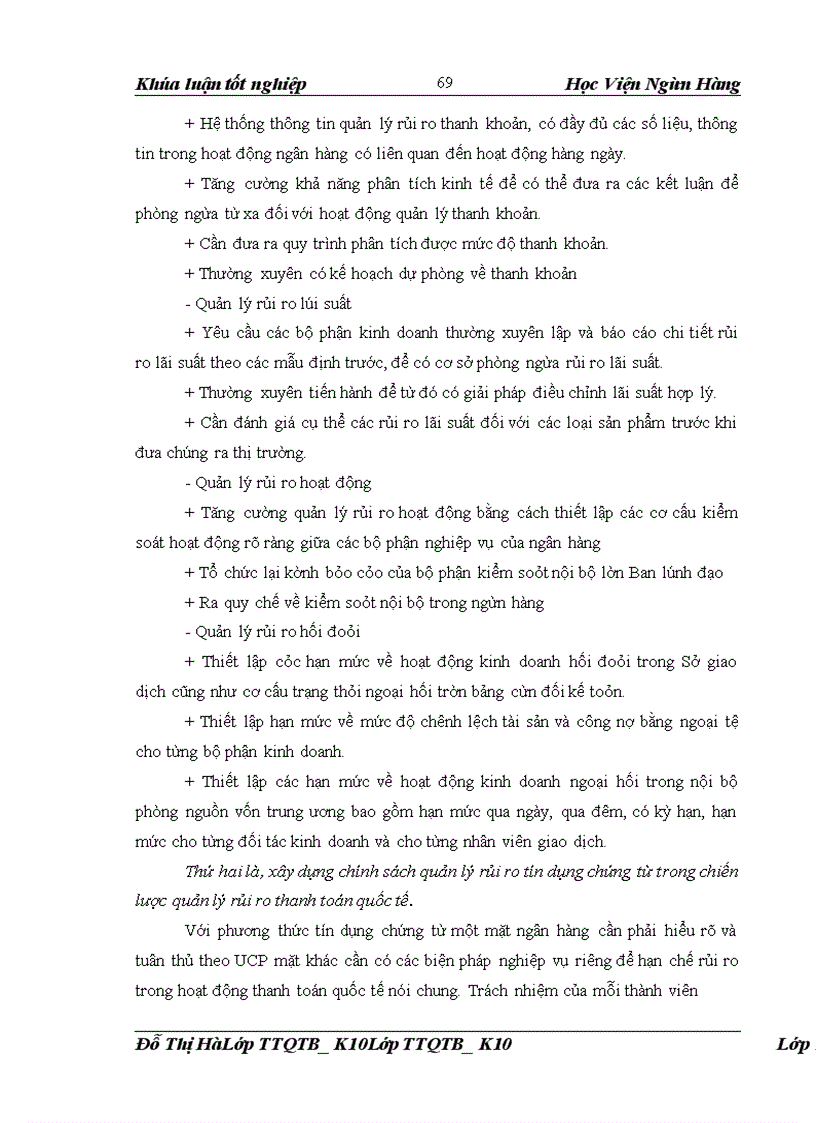 image for page Giải pháp hạn chế rủi ro trong thanh toán quốc tế theo phương thức tín dụng chứng từ tại Sở giao dịch Ngân hàng Nông nghiệp và Phát triển nông thôn Việt Nam