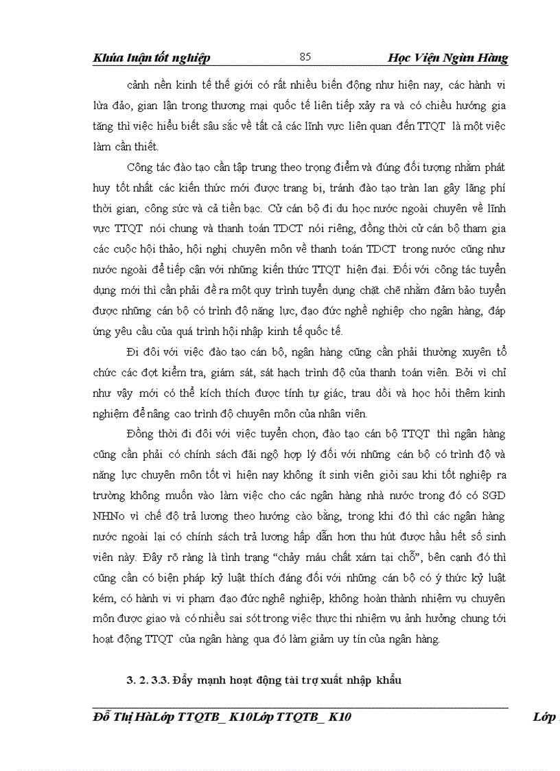 image for page Giải pháp hạn chế rủi ro trong thanh toán quốc tế theo phương thức tín dụng chứng từ tại Sở giao dịch Ngân hàng Nông nghiệp và Phát triển nông thôn Việt Nam