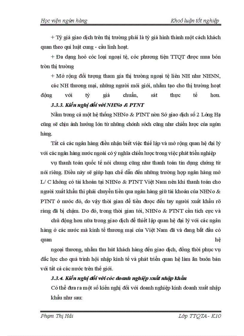 image for page Giải pháp nâng cao chất lượng thanh toán tín dụng chứng từ tại Sở giao dịch NHNo&PTNT Việt Nam số 2 Láng Hạ