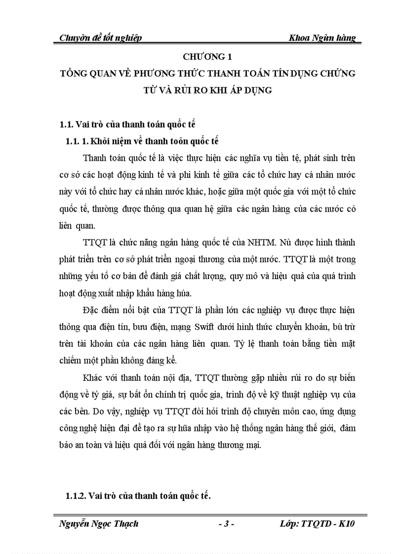 image for page Hạn chế rủi ro trong thanh toán quốc tế theo phương thức tín dụng chứng từ tại Ngân hàng Liên Việt chi nhánh Hà Nội