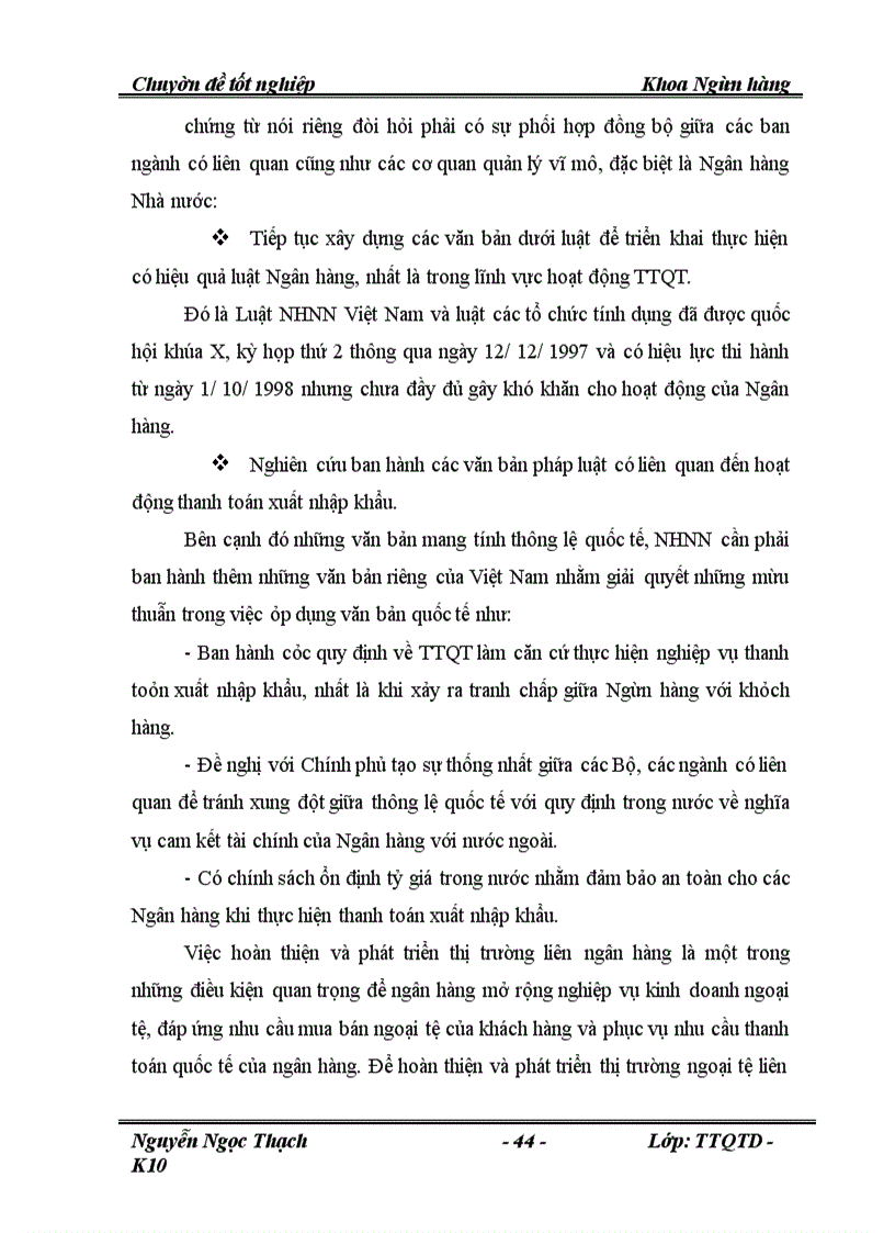 image for page Hạn chế rủi ro trong thanh toán quốc tế theo phương thức tín dụng chứng từ tại Ngân hàng Liên Việt chi nhánh Hà Nội