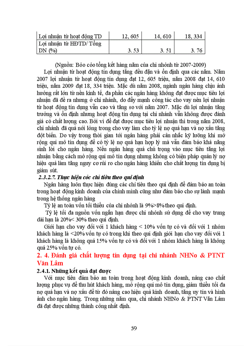 image for page Giải pháp nâng cao chất lượng tín dụng tại chi nhánh NHNo & PTNT Văn Lâm-Hưng Yên