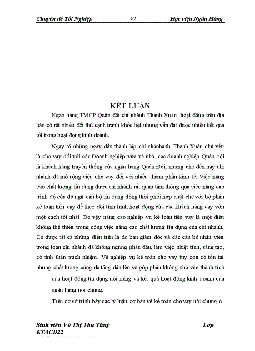 image for page Một số giải pháp nhằm hoàn thiện nghiệp vụ kế toán cho vay để tăng cường hiệu quả quản lý chất lượng tín dụng tại Ngân hàng TMCP Quân Đội chi nhánh Thanh Xuân