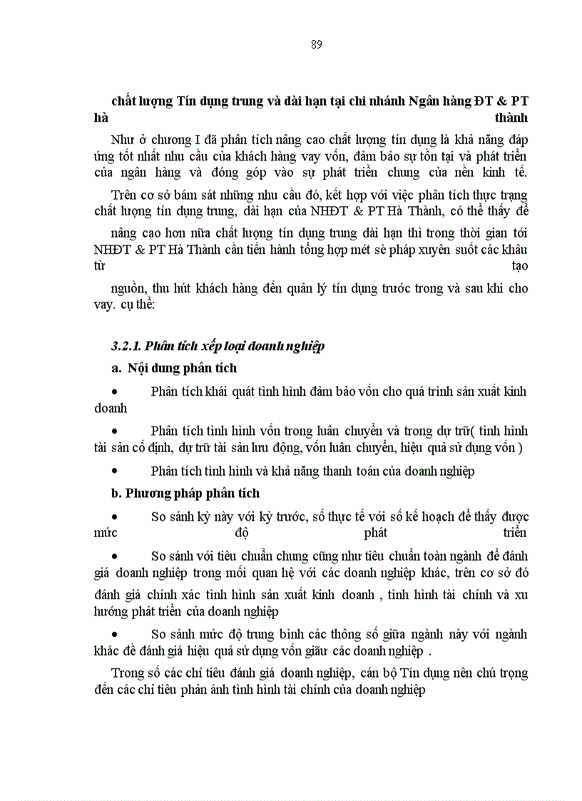 image for page Giải pháp nâng cao chất lượng Tín dụng Trung và Dài hạn tại chi nhánh Ngân hàng Đầu Tư và Phát Triển Hà Thành
