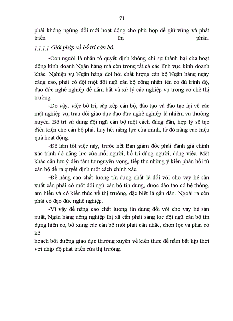 image for page Một số giải pháp nâng cao chất lượng tín dụng tại Ngân hàng nông nghiệp và phát triển nông thôn thị xã Phú Thọ tỉnh Phú Thọ
