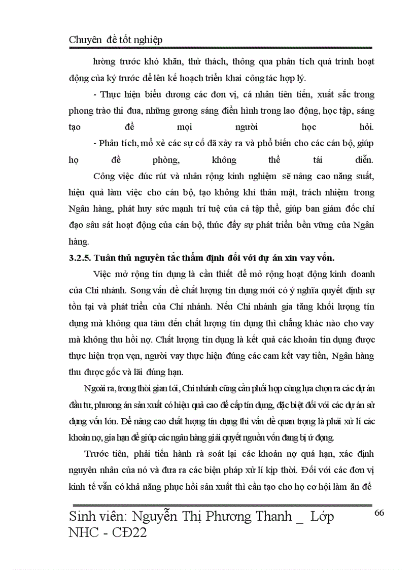 image for page Một số giải pháp nhằm nâng cao chất lượng tín dụng trong hoạt động cho vay tại Chi Nhánh Ngân hàng ĐT&PT Thái Bình