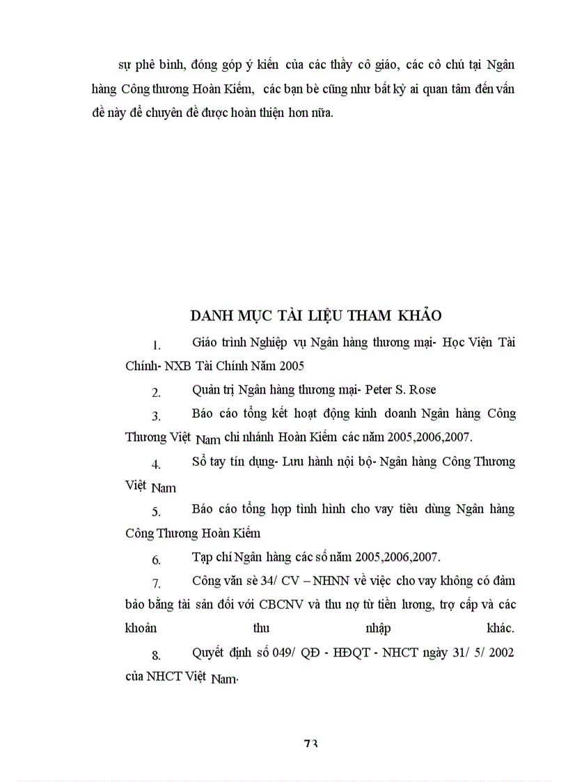 image for page Giải pháp mở rộng và nâng cao hiệu quả tín dụng tiêu dùng tại Ngân hàng Công Thương Việt Nam Chi nhánh Hoàn kiếm
