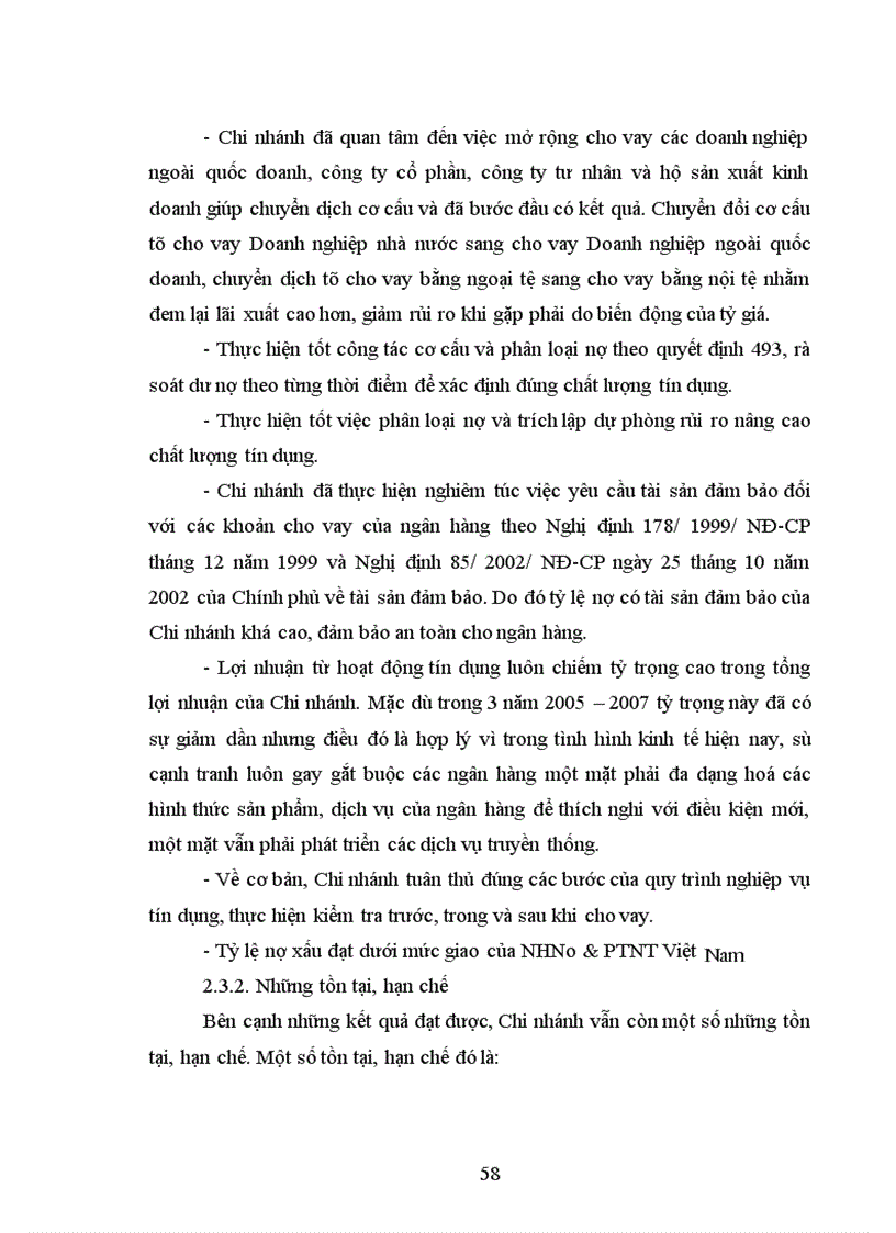 image for page Tín dụng và Chất lượng tín dụng của ngân hàng thương mại