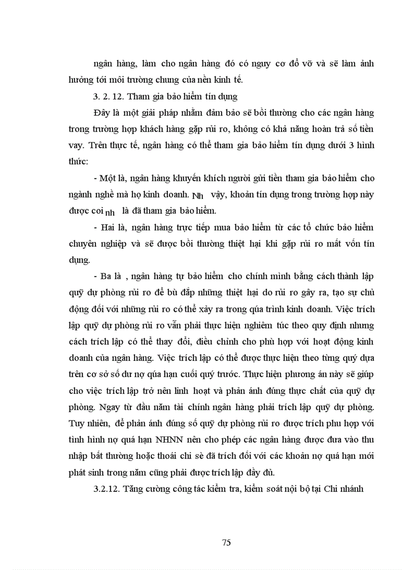 image for page Tín dụng và Chất lượng tín dụng của ngân hàng thương mại