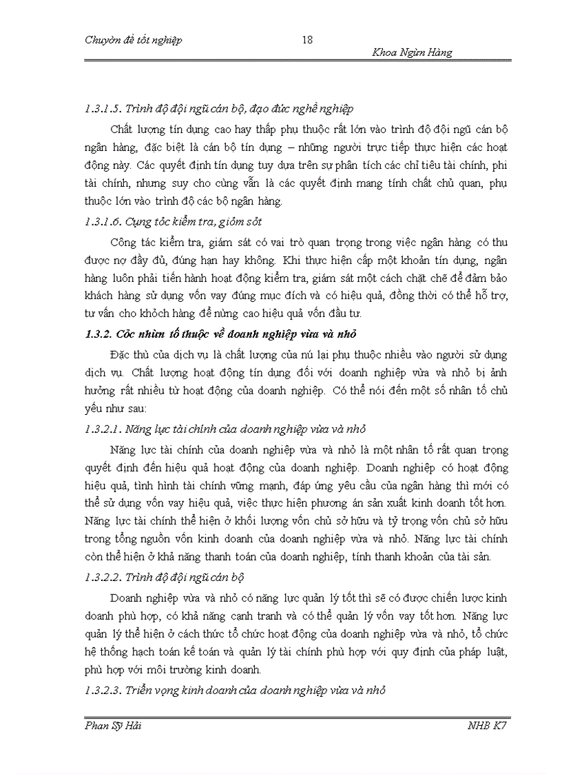 image for page Giải pháp nâng cao chất lượng tín dụng đối với doanh nghiệp vừa và nhỏ tại Sở giao dịch ngân hàng Nông nghiệp và phát triển nông thôn Việt Nam