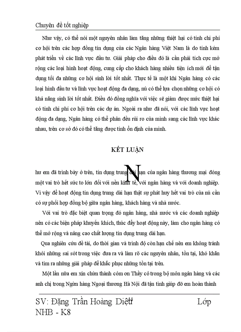 image for page Nâng cao chất lượng tín dụng trung và dài hạn tại Ngân hàng Ngoại Thương chi nhánh Hà Nội
