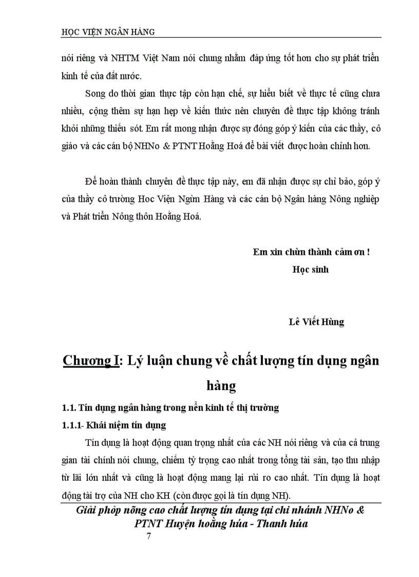 image for page Một số giải pháp nâng cao chất lượng tín dụng tại Ngân hàng Nông nghiệp và Phát triển Nông thôn Huyện Hoằng Hoá – Tỉnh Thanh Hóa
