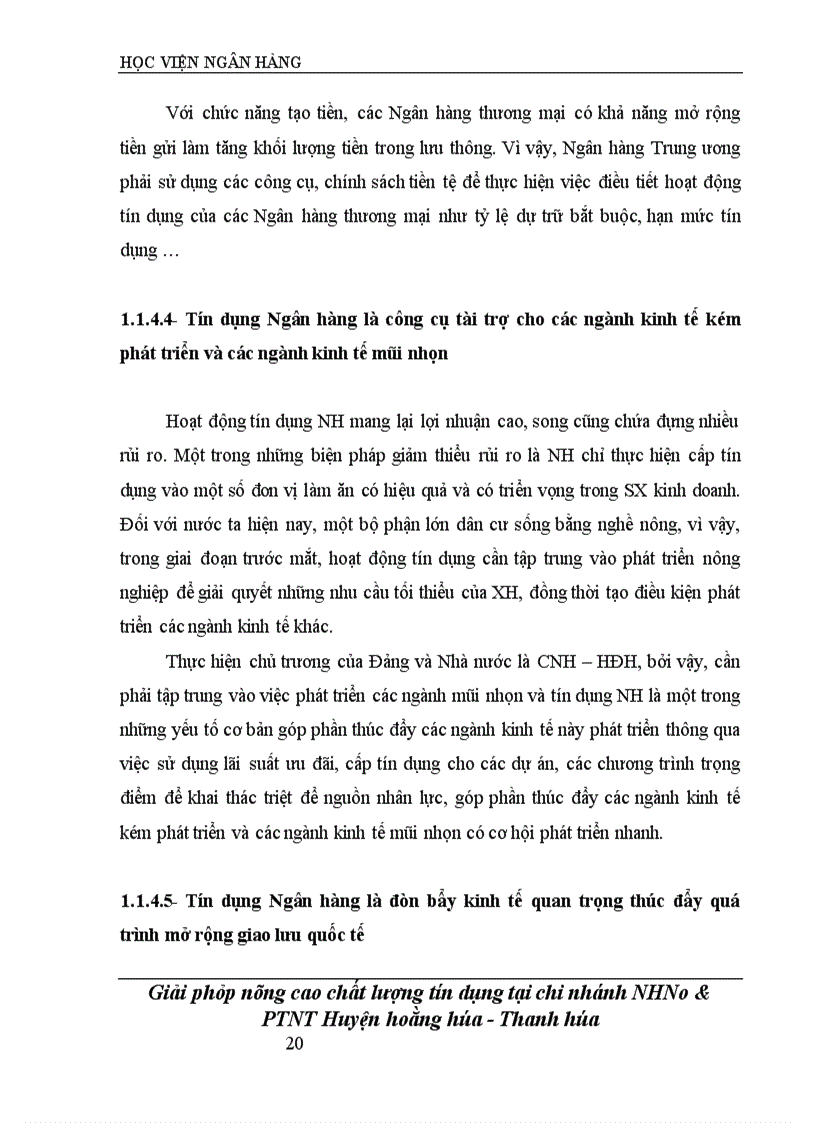 image for page Một số giải pháp nâng cao chất lượng tín dụng tại Ngân hàng Nông nghiệp và Phát triển Nông thôn Huyện Hoằng Hoá – Tỉnh Thanh Hóa