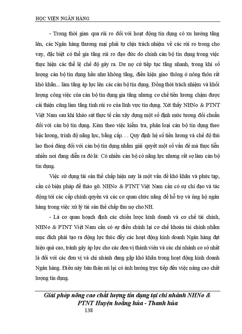 image for page Một số giải pháp nâng cao chất lượng tín dụng tại Ngân hàng Nông nghiệp và Phát triển Nông thôn Huyện Hoằng Hoá – Tỉnh Thanh Hóa