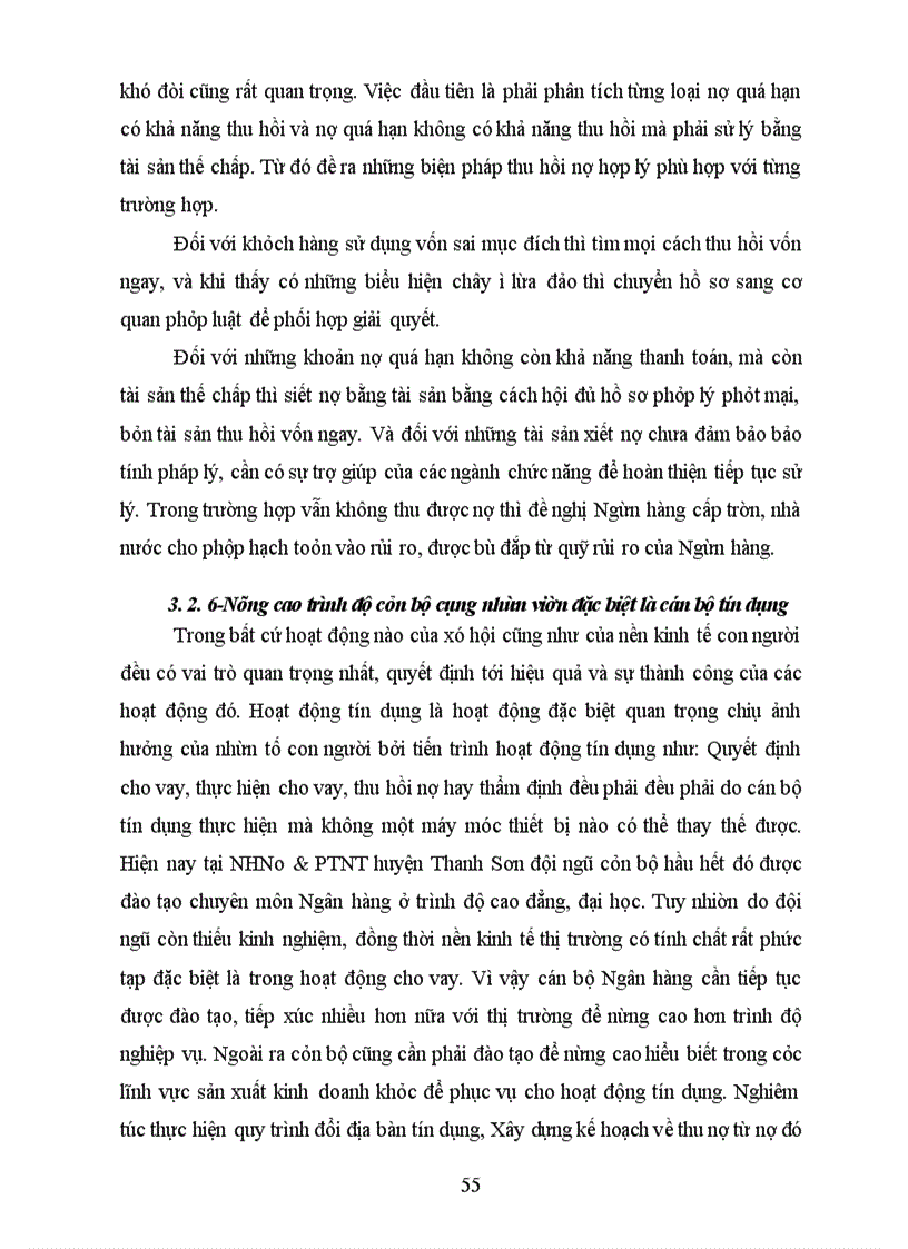 image for page Giải phỏp nõng cao chất lương tớn dụng tại NHNo&PTNT Huyện Thanh Sơn - Tỉnh Phỳ Thọ